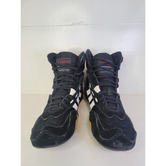 Vintage Y2K‎ Adidas Tyrint Wrestling Shoes Boxing MMA 2001 Black White Men\'s 7.5